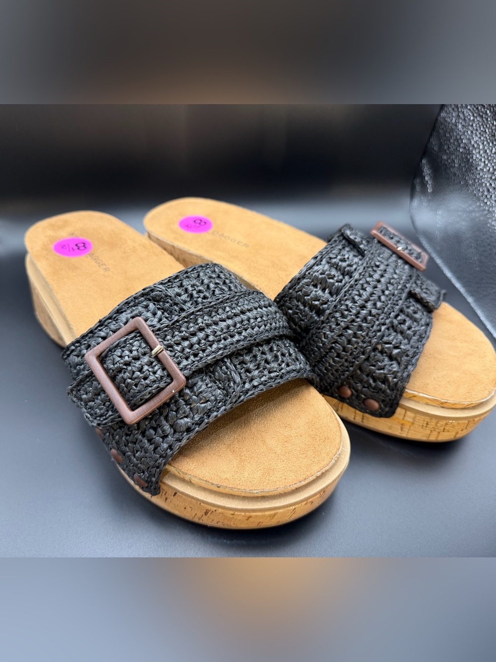 🛥️ New Women’s Kelsi Dagger Paulie Platform Slide Sandal Size 8.5